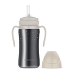 Grosmimi Dark Stainless Straw Cup 300ml Cream Beige - '8809466585364 Toy Chest Australia 8