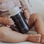 Grosmimi Dark Stainless Straw Cup 300ml Cream Beige - '8809466585364 Toy Chest Australia 10