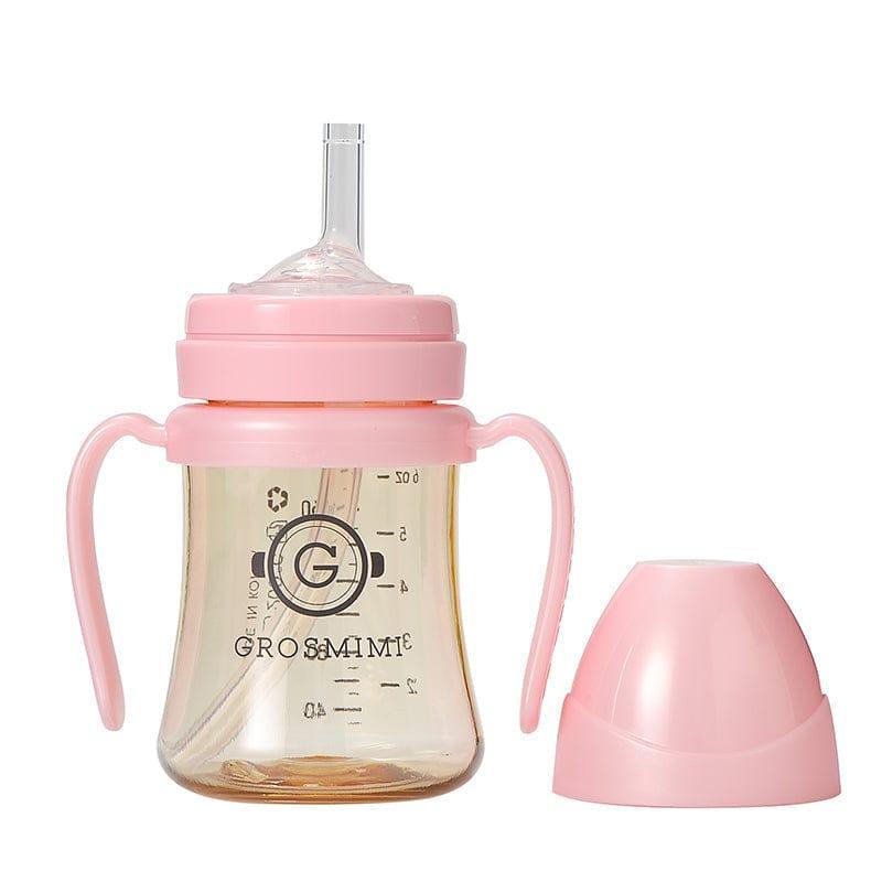 Grosmimi PPSU Straw Cup 200ml Charcoal - '8809466584541 Toy Chest Australia 6