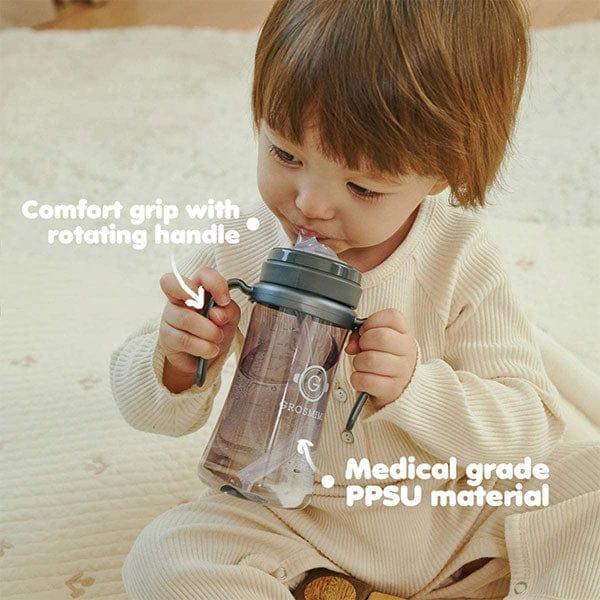 Grosmimi PPSU Straw Cup 200ml Charcoal - '8809466584541 Toy Chest Australia 2