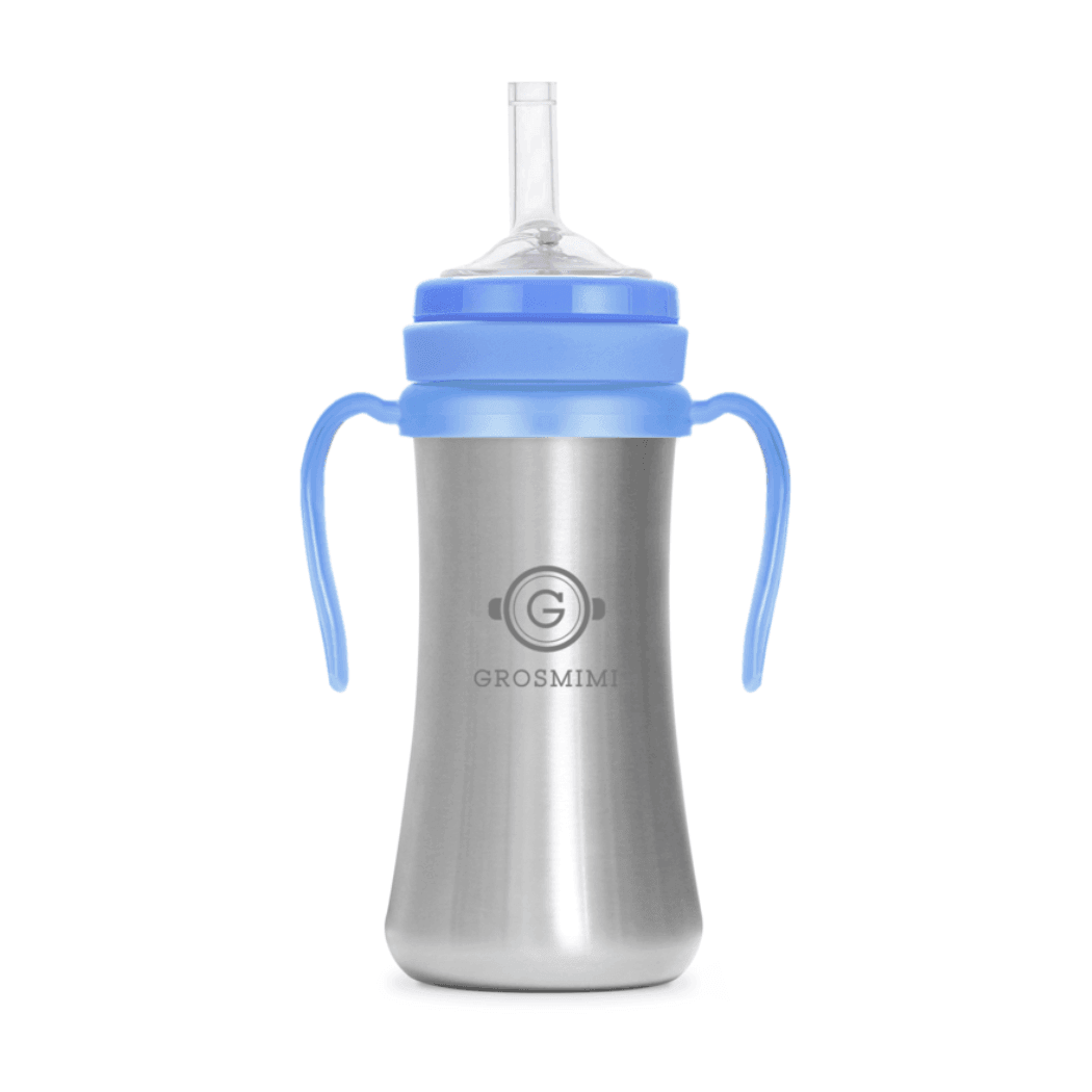 Grosmimi Stainless Straw Cup 200ml Aqua green - '8809466583643 Toy Chest Australia 3