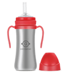 Grosmimi Stainless Straw Cup 200ml Silver - '8809466585333 Toy Chest Australia 6