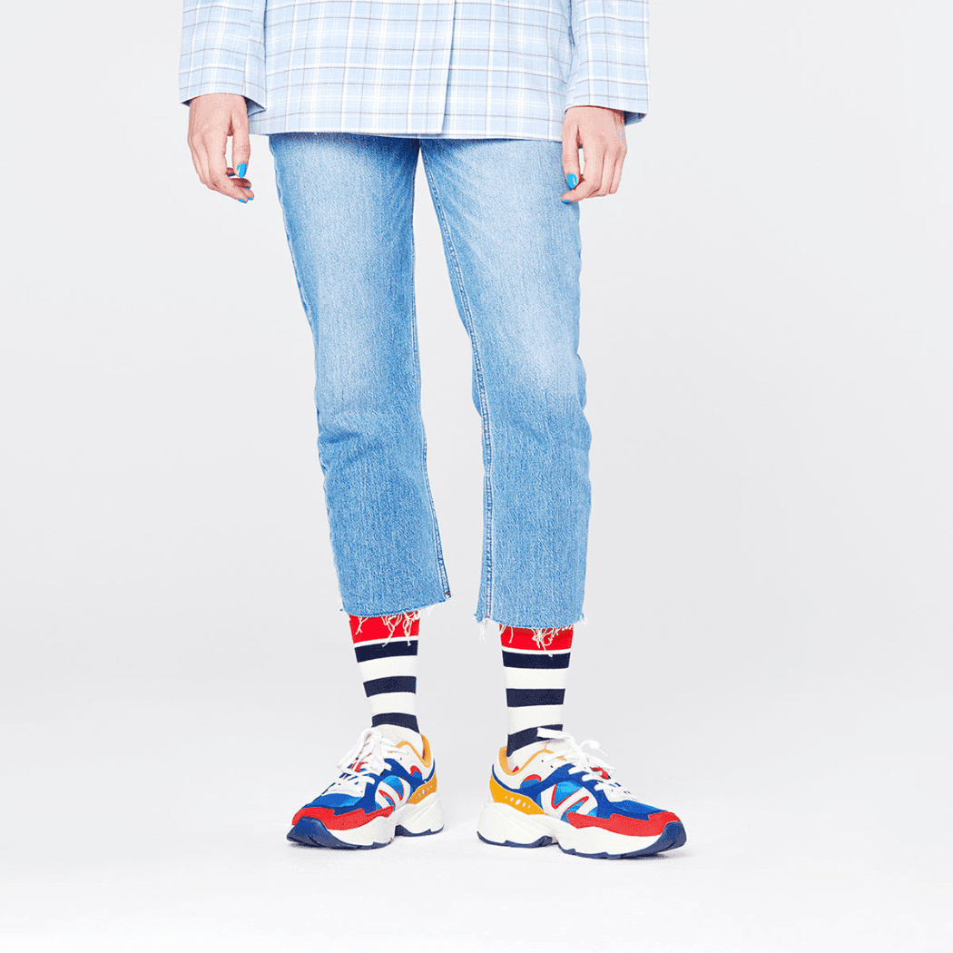 Happy Socks adult Stripe Sock Size 36 - 40 - '7340071127910 Toy Chest Australia 1