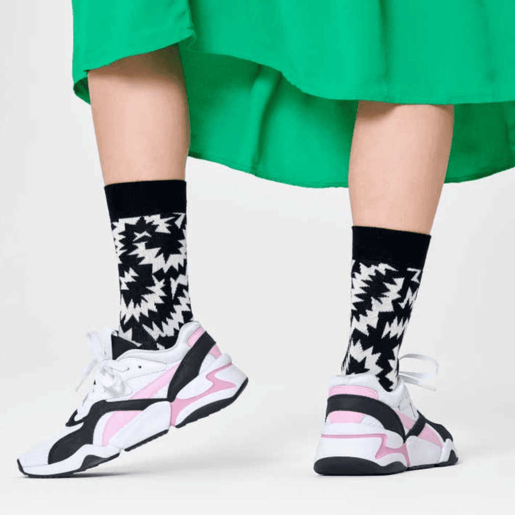 Happy Socks adult Zig Zag Sock Size 36 - 40 - '7333102523409 Toy Chest Australia 1