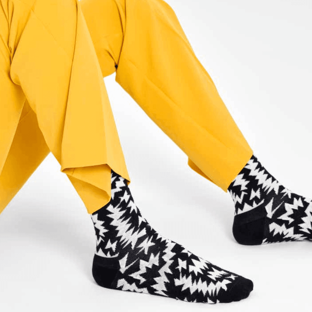 Happy Socks adult Zig Zag Sock Size 36 - 40 - '7333102523409 Toy Chest Australia 2