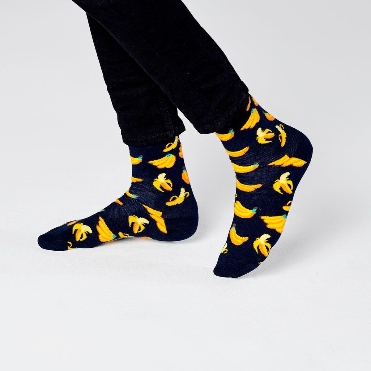 Happy Socks Banana Sock Size 41 - 46 - '7333102352757 Toy Chest Australia 2