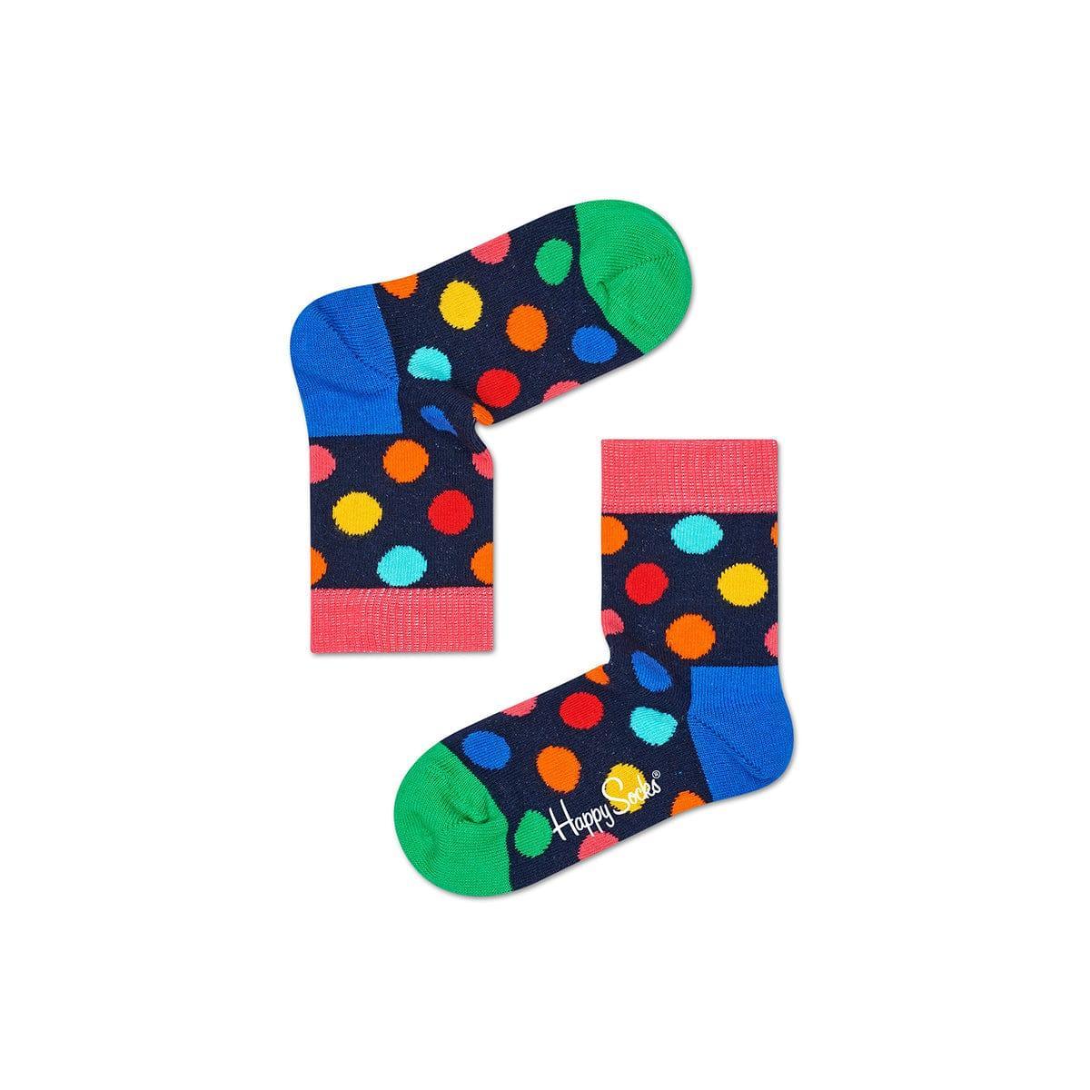 Happy Socks Kids Big Dot Sock Size 2 - 3Yrs - '7333102062236 Toy Chest Australia 1