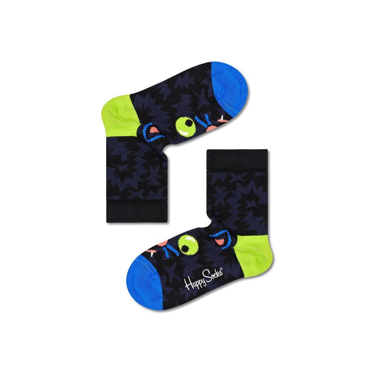 Happy Socks Kids Cat Sock Size 4 - 6Yrs - '9356877151231 Toy Chest Australia 2