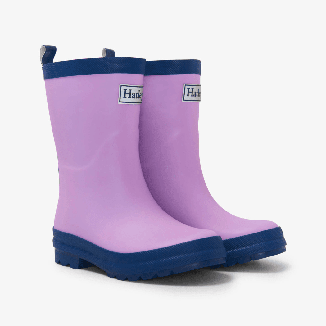 HATLEY Matte Kids Rain Boots | Lalic & Navy size 8 - '4895235205629 Toy Chest Australia 2