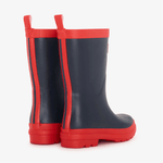 HATLEY Matte Kids Rain Boots | Navy & Red size 12 - '0671374473952 Toy Chest Australia 4