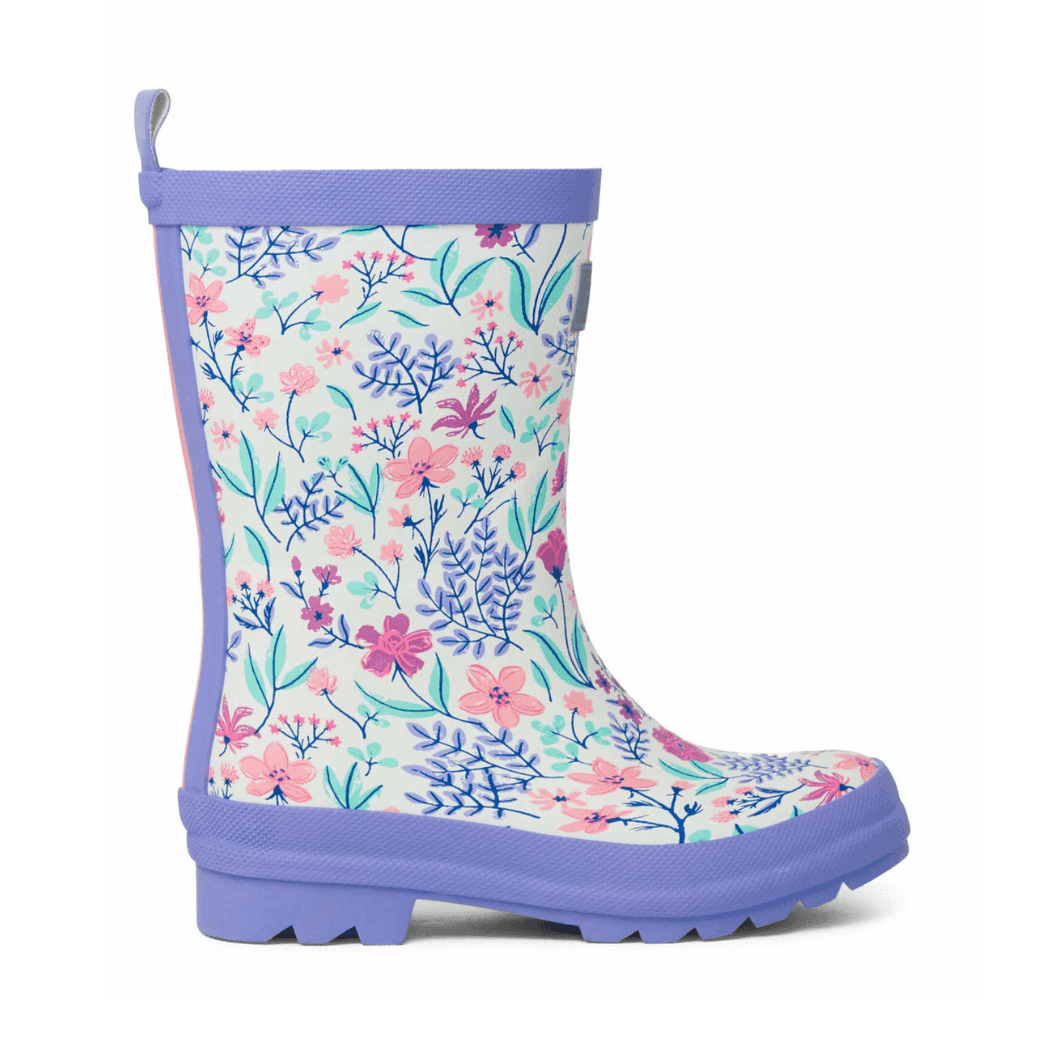 HATLEY Matte Kids Rain Boots | Wild Flowers size 4 - '0671374541491 Toy Chest Australia 1