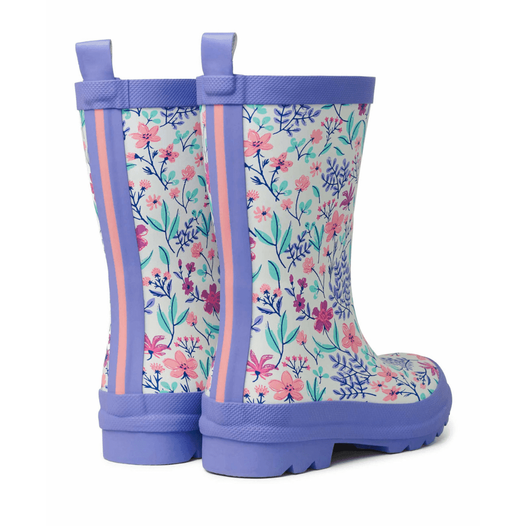 HATLEY Matte Kids Rain Boots | Wild Flowers size 4 - '0671374541491 Toy Chest Australia 2
