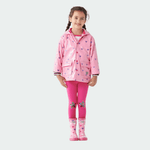 HATLEY Shiny Kids Rain Boots | Scattered Hearts size 8 - '0671374541552 Toy Chest Australia 3