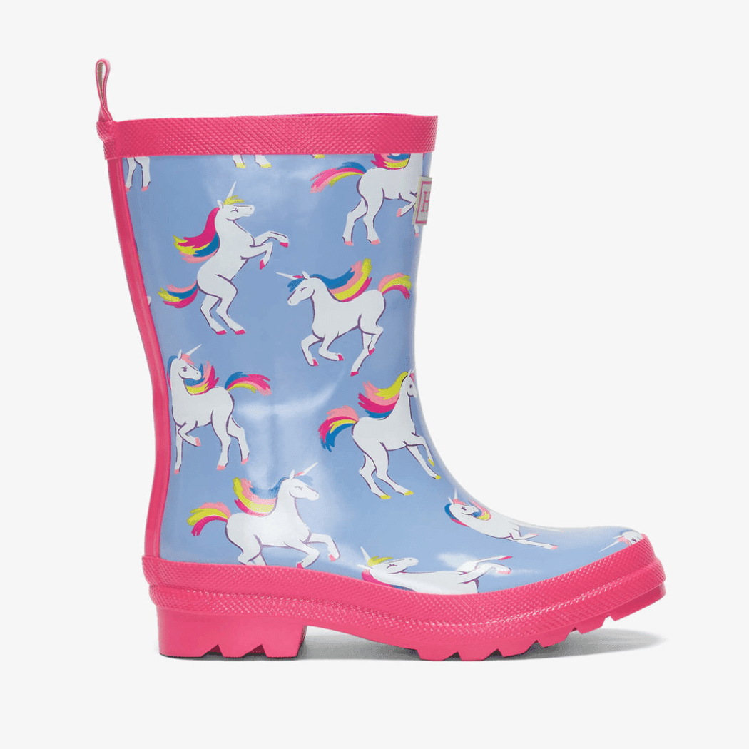 HATLEY Shiny Kids Rain Boots | Unicorn Sky Dance size 1 - '0810990023886 Toy Chest Australia 2