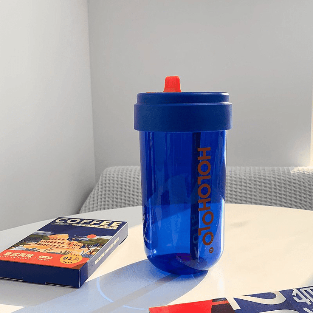 HOLOHOLO Heat - Resistant Reusable Coffee Cup Blue 450ml - '6972095260369 Toy Chest Australia 1