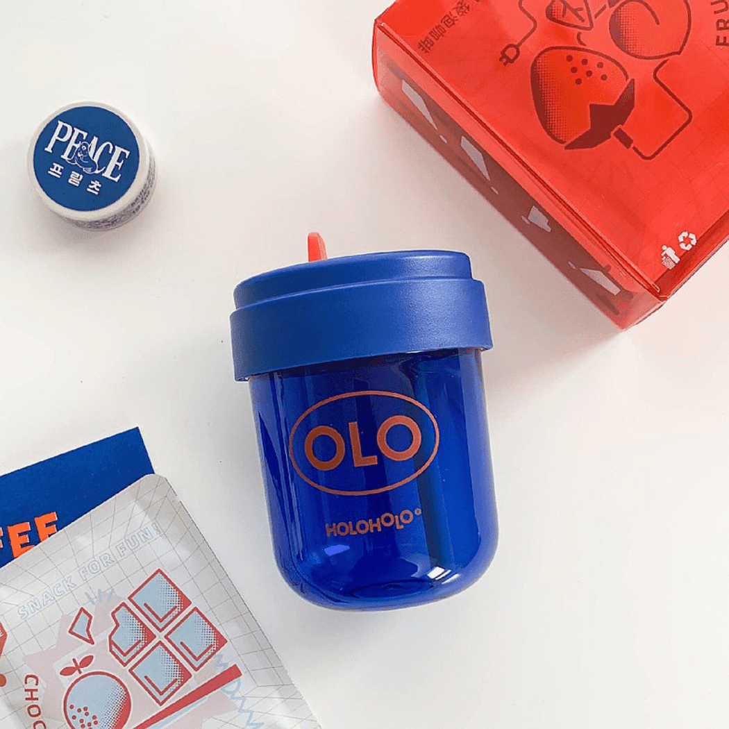 HOLOHOLO Heat - Resistant Reusable Coffee Cup Blue 300ml - '6972095260420 Toy Chest Australia 2