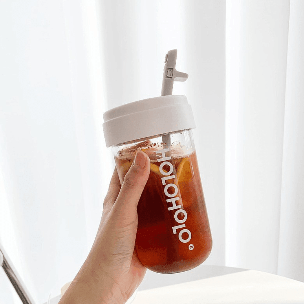 HOLOHOLO Heat - Resistant Reusable Coffee Cup White 300ml - '6972095260468 Toy Chest Australia 7