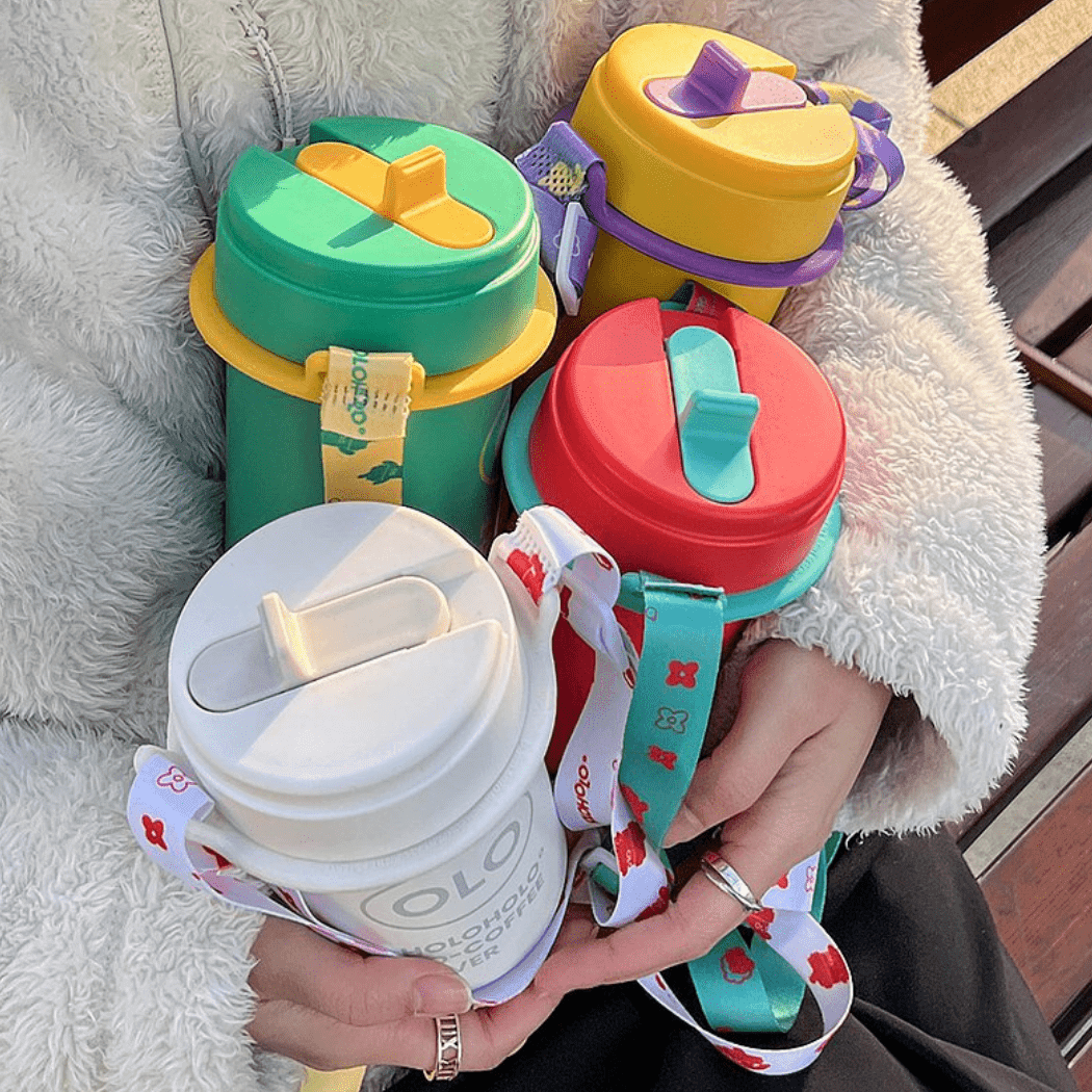 HOLOHOLO Thermo Coffee Cup 380Ml Red - '6973971182300 Toy Chest Australia 7