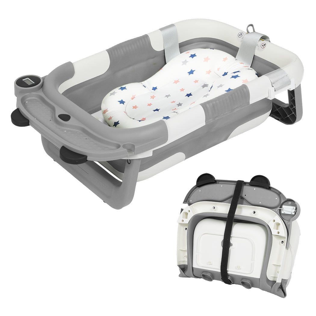 Bopeep Foldable Baby Bathtub 0 - 15months Gray - '9356877208188 Toy Chest Australia 9