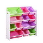 Levede 12Bins Kids Toy Box Bookshelf - '9356877064777 Toy Chest Australia 10