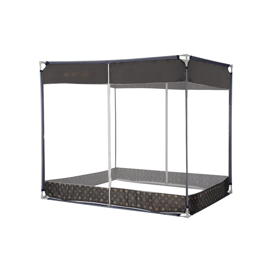 Dreamz Mosquito Bed Nets Foldable Canopy Square Grey - '9356877151965 Toy Chest Australia 8