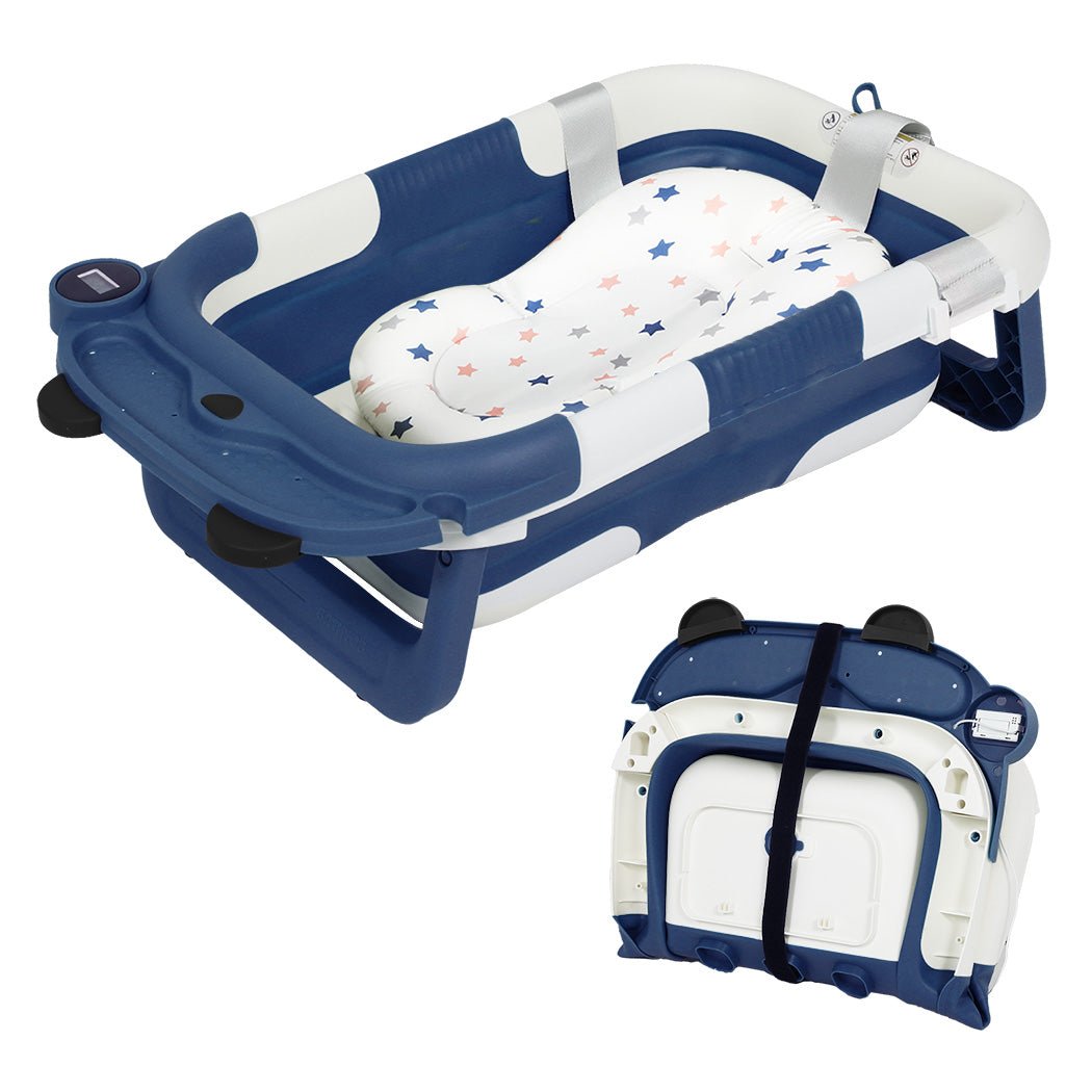 Bopeep Foldable Baby Bathtub 0 - 15months Blue - '9356877208171 Toy Chest Australia 8
