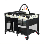 BoPeep Baby Cot Bed Crib Portable Bassinet Black - '9356877139642 Toy Chest Australia 8