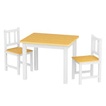 Bopeep Kids Table and Chairs Set Wooden 3PCS Study Play - '9356877208287 Toy Chest Australia 9