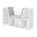 Levede Kids Bookcase Toys Box Shelf White - '9356877132155 Toy Chest Australia 8