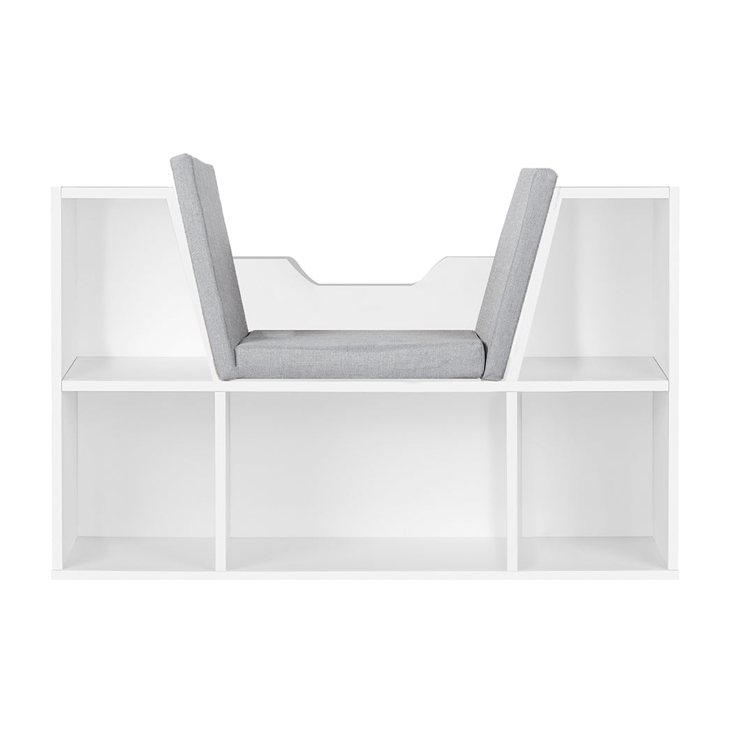 Levede Kids Bookcase Toys Box Shelf White - '9356877132155 Toy Chest Australia 1