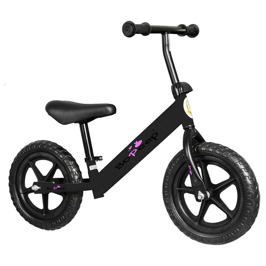 BoPeep Kids Balance Bike Ride On Toys Black-1942352907013853185