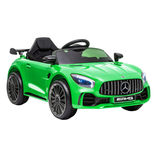 Kids Ride On Car 12V Battery Mercedes-Benz Green-1942353271289155585