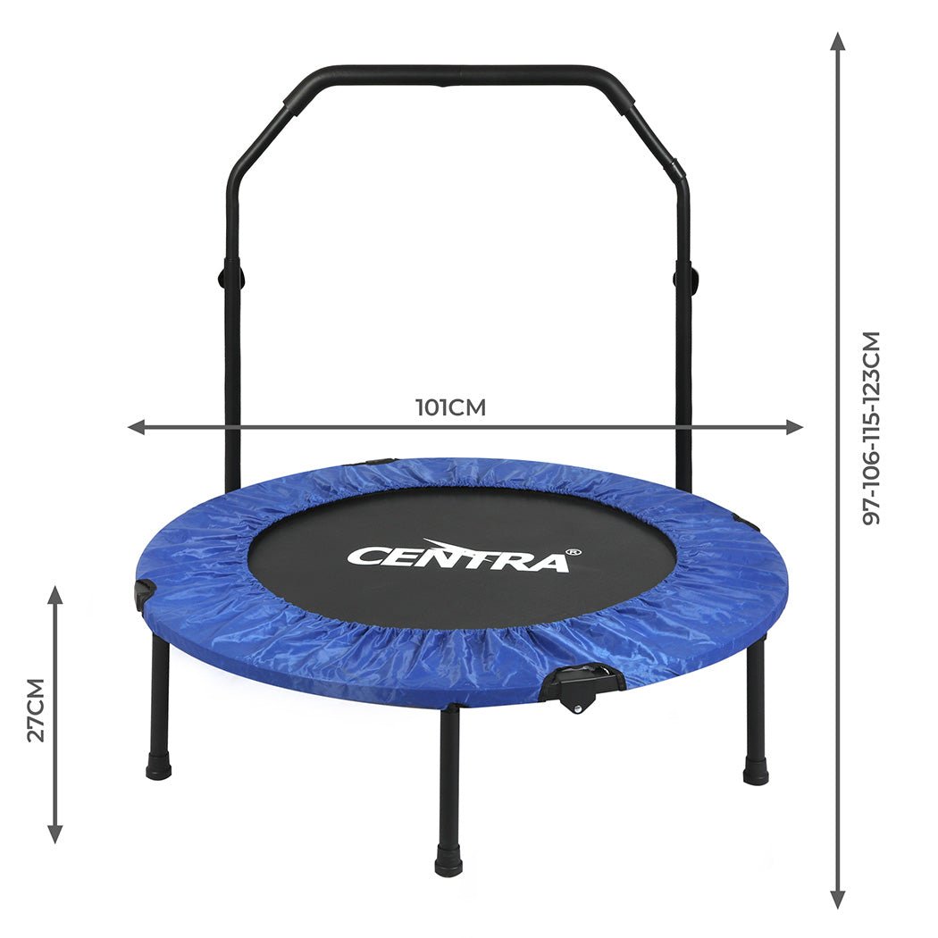 Centra 40" Foldable Mini Trampoline Rebounder Fitness - '9356877208058 Toy Chest Australia 2