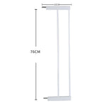 Levede Baby Safety Gate Adjustable Pet White 10cm Extension - '9356877003585 Toy Chest Australia 2