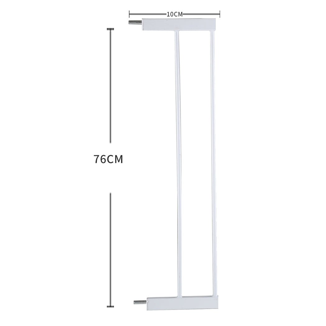 Levede Baby Safety Gate Adjustable Pet White 10cm Extension - '9356877003585 Toy Chest Australia 2