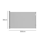 BoPeep Retractable Baby Safety Gates 300cm Grey 300 cm - '9356877150234 Toy Chest Australia 2