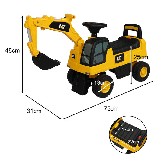Kids ride on excavator-1942353657727160322
