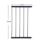Levede Baby Safety Gate Adjustable Pet Black 45cm Extension - '9356877003783 Toy Chest Australia 2