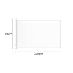 BoPeep Retractable Baby Safety Gates 300cm White 300 cm - '9356877151279 Toy Chest Australia 2