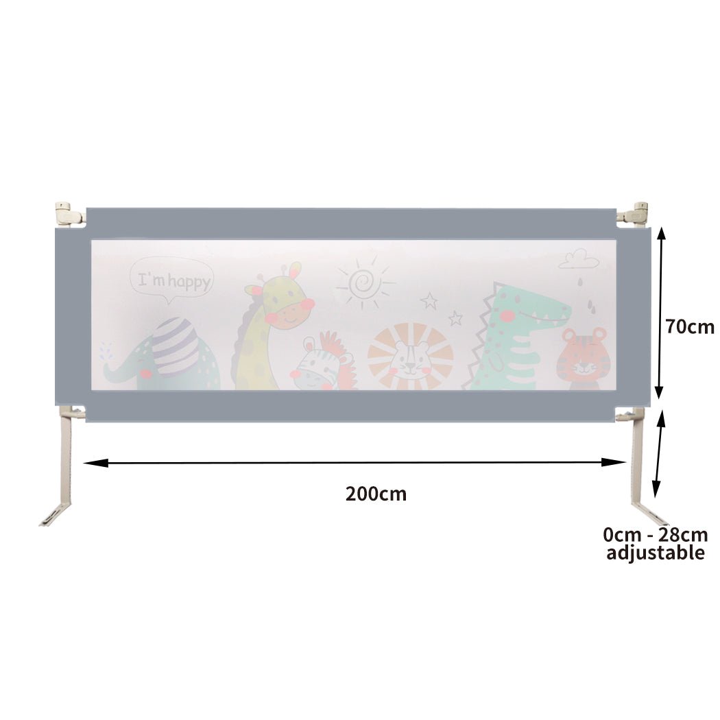 Bopeep Kids Baby Safety Bed Rail Guard Super King - '9356877176258 Toy Chest Australia 2