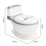 BoPeep Kids Potty Trainer Seat Safety Grey - '9356877152559 Toy Chest Australia 2