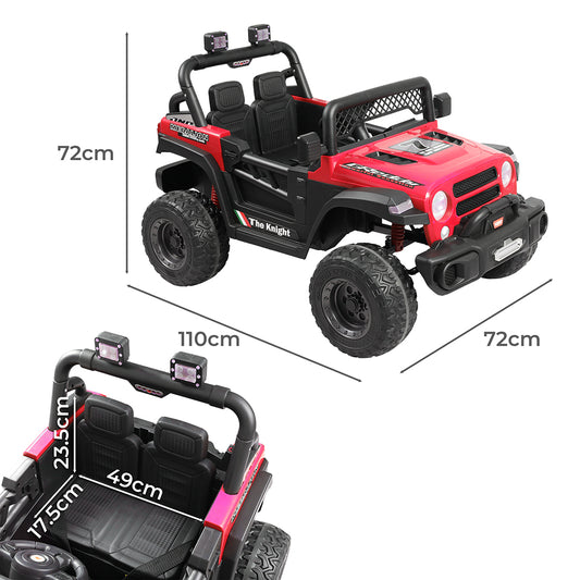BoPeep Kids Ride On Car Electric Jeep Red-1942353272929128450