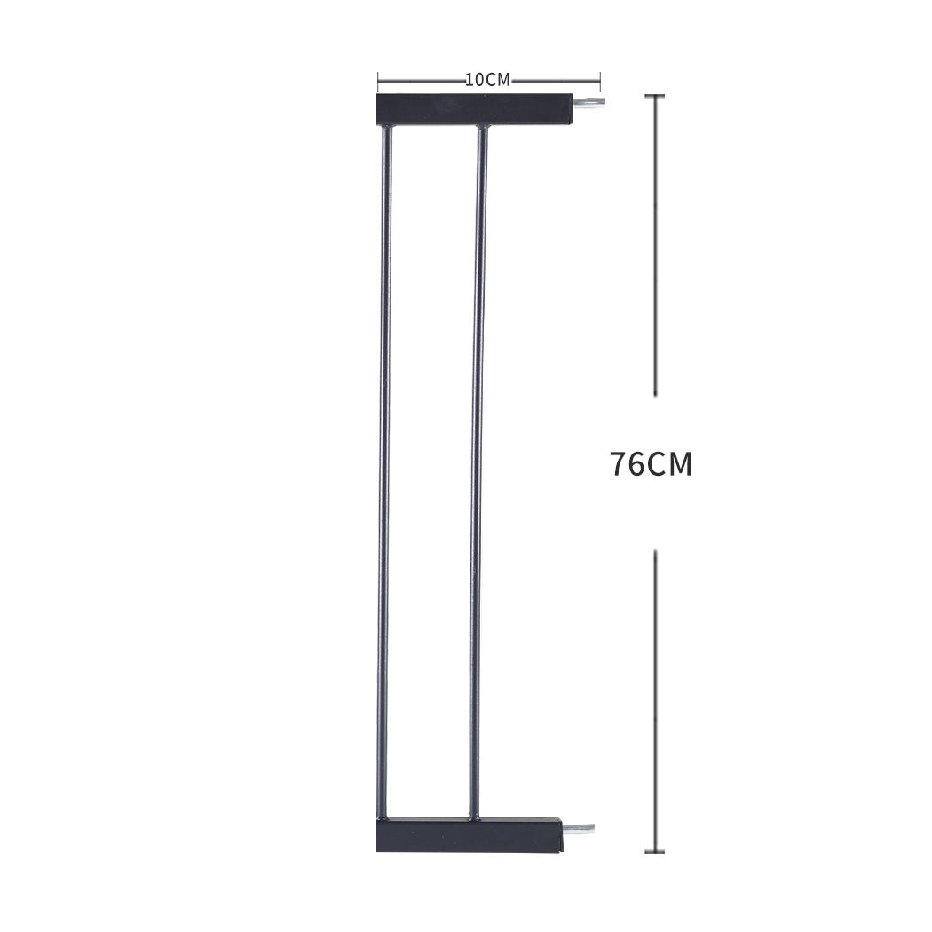 Levede Baby Safety Gate Adjustable Pet Black 10cm Extension - '9356877003554 Toy Chest Australia 2