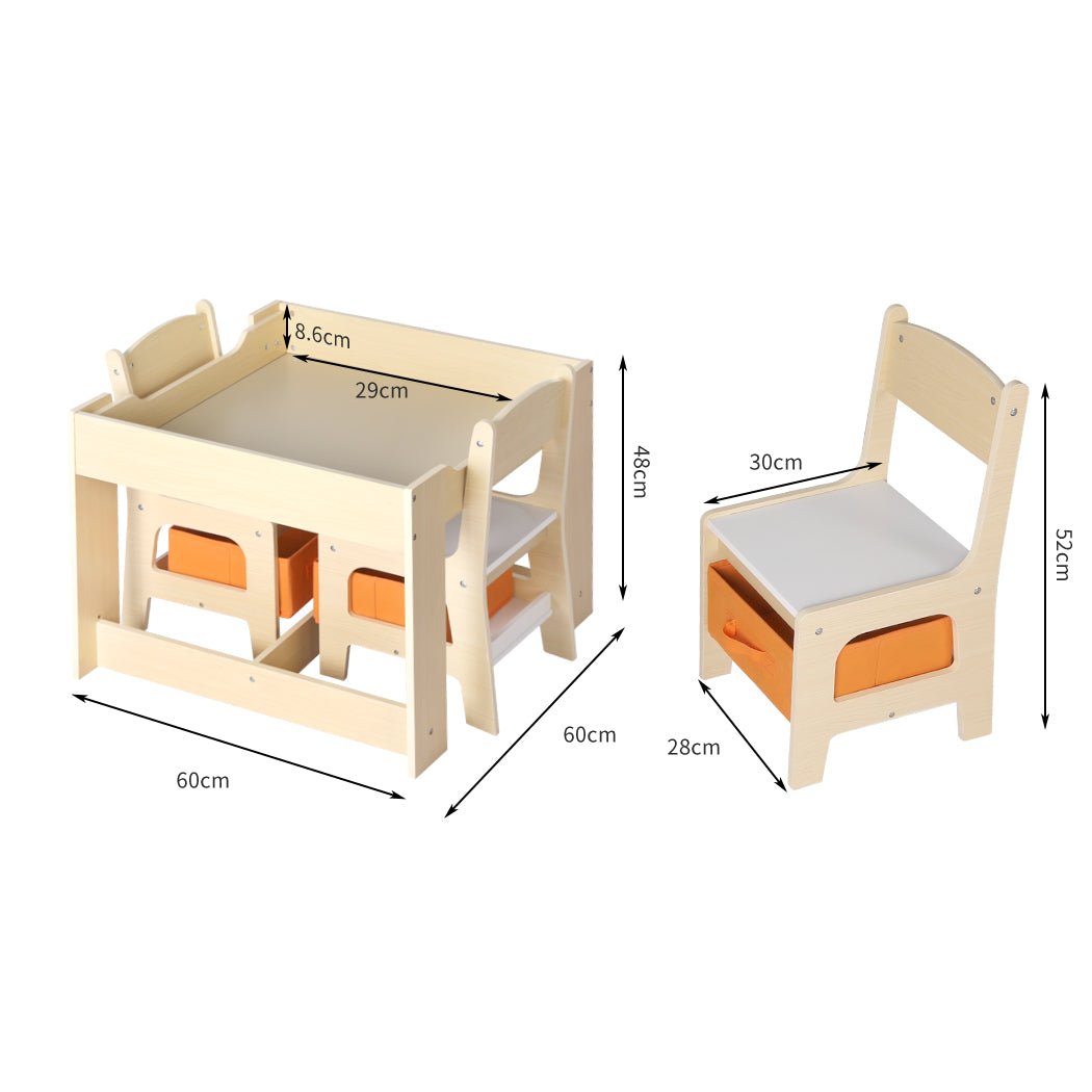 BoPeep Kids Table and Chair Set Storage - '9356877111679 Toy Chest Australia 2