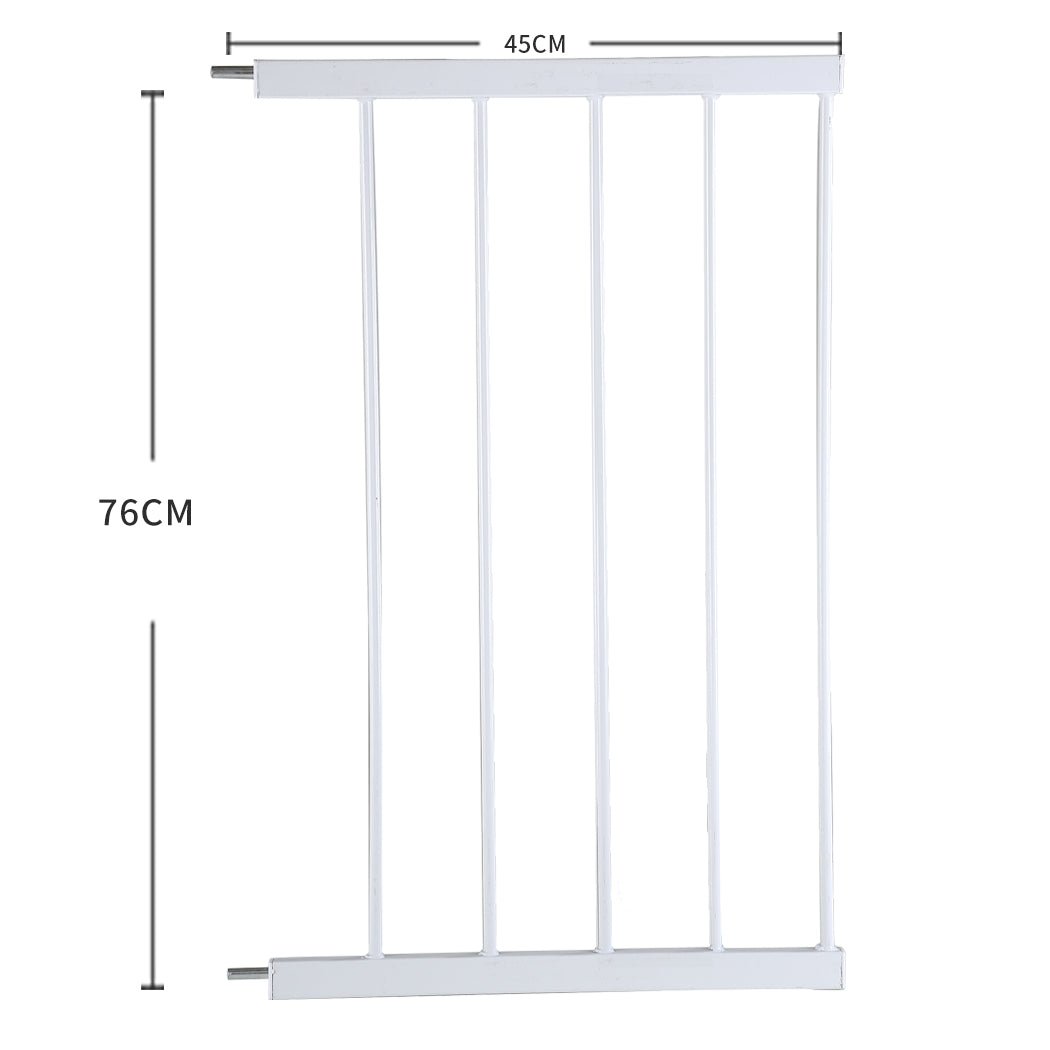 Levede Baby Safety Gate Adjustable Pet White 45cm Extension - '9356877003813 Toy Chest Australia 2