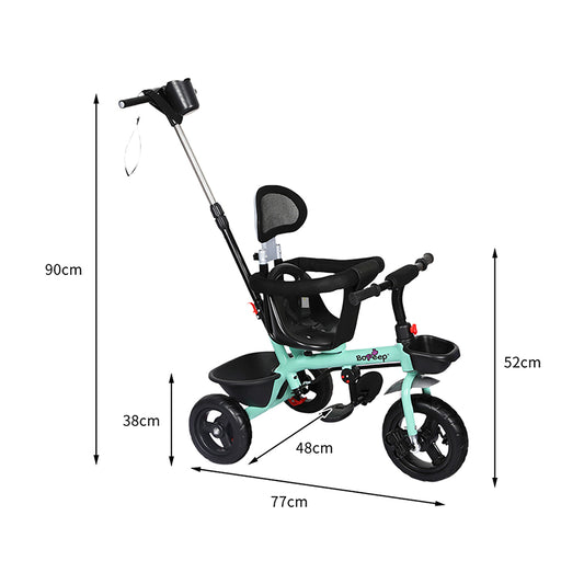 BoPeep Kids Tricycle Ride On Trike Toddler Green-1942353262757941250