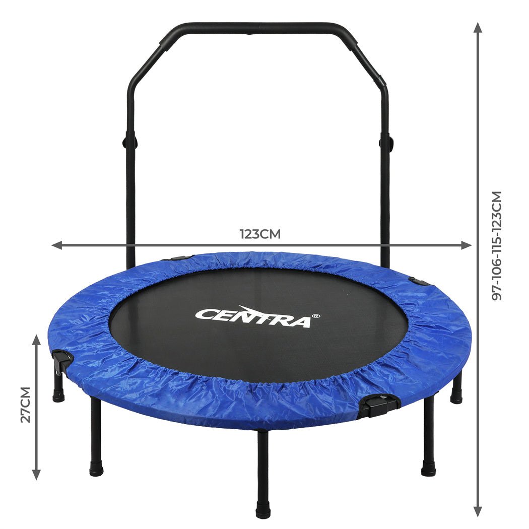 Centra 48" Foldable Mini Trampoline Rebounder Fitness - '9356877208065 Toy Chest Australia 2