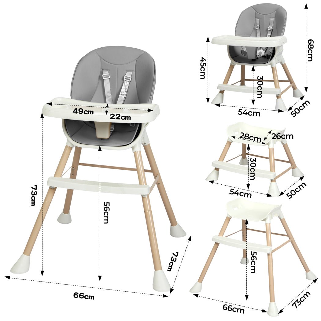 Bopeep 6 - In - 1 Baby High Chair - '9356877206320 Toy Chest Australia 2