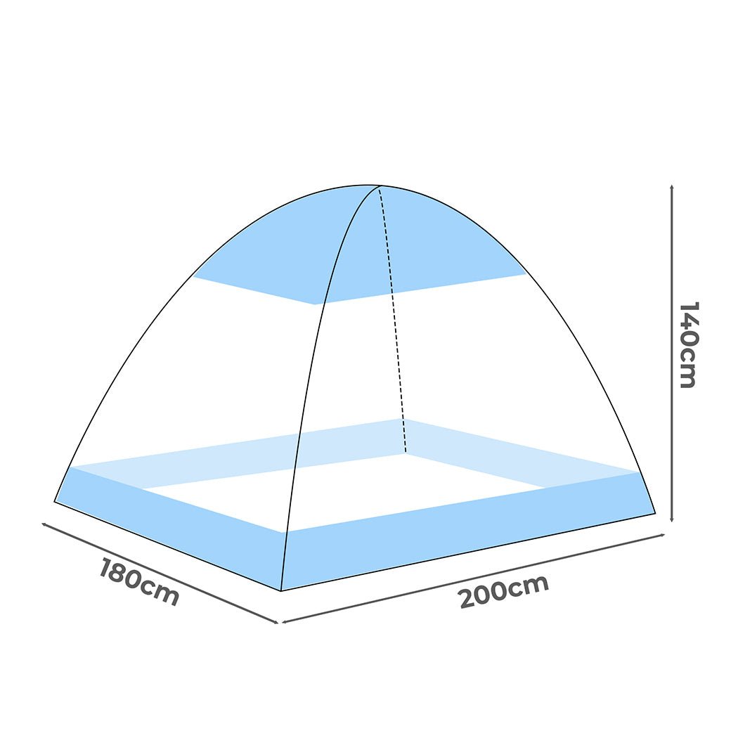 Dreamz Mosquito Bed Nets Foldable Canopy King - '9356877129988 Toy Chest Australia 2
