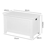 Levede Kids Toy Box Storage Chest Cabinet White - '9356877064814 Toy Chest Australia 2